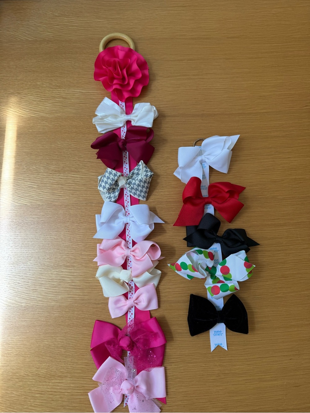 Wee Ones lot of assorted bows EUC